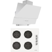 Resim Alveus Pure Beyaz 2'li Ankastre Set MOD3000-GLS640 