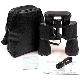 Resim Baigish 20x50 Rus Askeri Çift Gözlü Metal Dürbün Siyah 