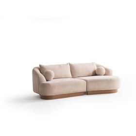 Resim EWA HOME Tedy Üçlü Koltuk Krem 