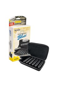 Resim Hype Store HNER Piedmont Blues 7 Harmonica Pack with Case Pma PBH7 