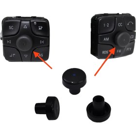 Resim DNC Auto Part Mercedes Audio 10 Için Radyo Düğmesi Becker BE4400 BE4500 BE3210 