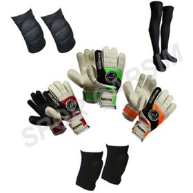 Resim Spor_Carsim Kaleci Eldiveni,Kaleci Dizliği,Kaleci Dirsekliği,Lüks Çorap Seti 
