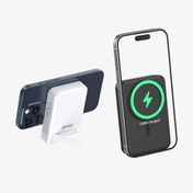 Resim Bwoo 10.000 Mah Wireless ve Hızlı Şarj Edebilen Kompakt Tasarım Stand Özellikli Powerbank 