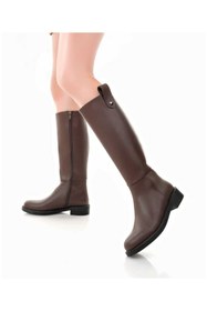 Resim FGZY Shoes KAHVERENGİ BİNİCİ ÇİZME 