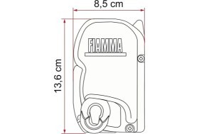 Resim Fiamma F45S Duvar Tipi Tente 4.00X2.50 mt 