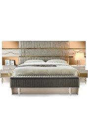 Resim Aydınev Marsilya Bazalı Karyola Bench'li+2 Komodin 