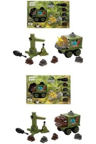 Resim Mena Rise BrfShp Crazoo Dino Sök Tak Dinozor T-Rex/Triceratops 27 parça 2 adet 1199837 