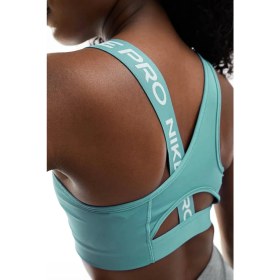 Resim Nike Pro Swoosh Asymmetrical Women's Medium-Support Padded Sports Bra Kadın Antrenman Sporcu Sütyeni Bra Açık Mavi 