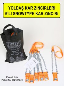 Resim YOLDAŞ TAKMATİK Snowtype Kar Zinciri 6lı Eko Set Yg6 