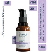 Resim The purest solutions yenileyici & yaşlanma karşıtı lipozomal retinol gece serumu 30ml 