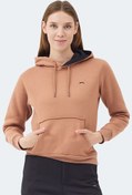 Resim Slazenger MISTY I Kadın Kapüşonlu Camel Sweatshirt 