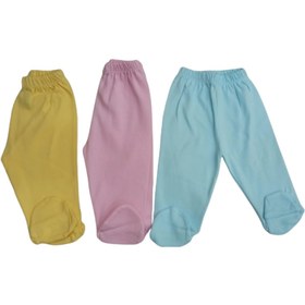 Resim bebedino Patikli Alt Pijama Ayaklı 3 Lü Paket 