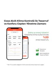 Resim Cosa V5 Akıllı Klima Kontrolü - Beyaz Termostat 
