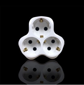 Resim Tek-İş Üçlü 3 Lü Topraklı Fiş Priz Yonca Golyat Çocuk Korumalı 