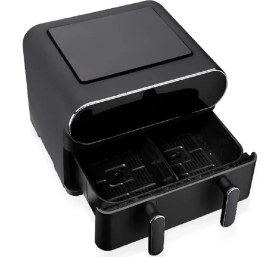Resim Korkmaz 11 Lt Omega Airfryer A892 LED Ekranlı Çıkarılabilir Hazne ile Pratik Pişirme 