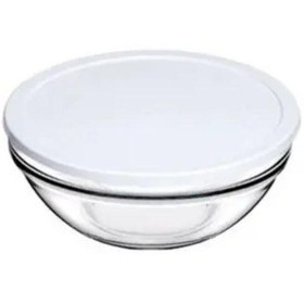 Resim Paşabahçe 53563 Beyaz Kapaklı Kase 4 Lü 1135 Cc 