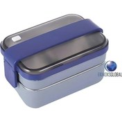 Resim Vagonlife Lunch Box Çelik Gri-mor Beslenme Kabı-sefer Tası 1200 ml Bl20183 