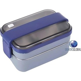 Resim Vagonlife Lunch Box Çelik Gri-mor Beslenme Kabı-sefer Tası 1200 ml Bl20183 