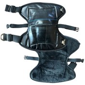 Resim Motosiklet Diz Pedleri Standart Gri - Siyah 