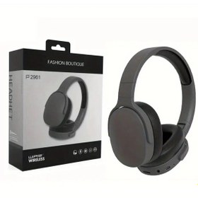 Resim P2961 Bej Kulak Üstü Kablosuz Bluetooth Kulaklık Bej 