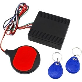 Resim VintageVo Motorlu Motosiklet Önleyici Motosiklet Kilit Sistemi Kesim Immobilizer Ic Kart Alarm Alarm Indüksiyonu Görünmez Araştırma Anti Kilit (Yurt Dışından) 