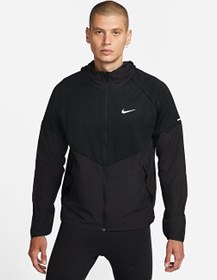 Resim Nike DH6681-010 M NK RPL MILER JACKET Siyah Normal Kalıp Erkek Zip Ceket 