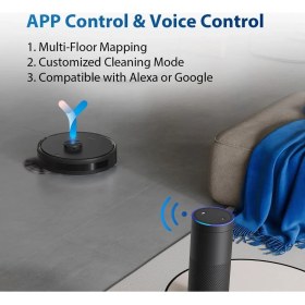 Resim Ecovacs Deebot Y1 Pro Plus Robot Süpürge, 6500PA Vakum ve Paspas 