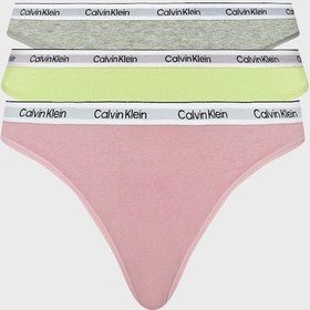 Resim Calvin Klein Bayan Külot 000qd5209e Wab Yeşil-gri-pembe Yeşil-gri-pembe 