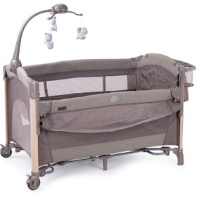 Resim Prego Elips Plus Anne Yanı Oyun Parkı Beşik Park Yatak 70x120 Cm 