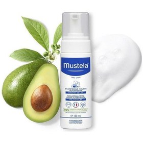 Resim Mustela Yenidoğan Konak Önlemeye Yardımcı Bebek Köpük Şampuan 150 ML 