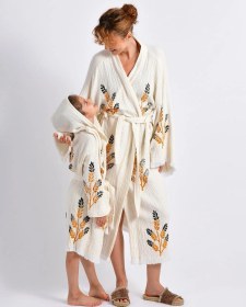 Resim Brandsmithshop Golden Wheat Anne Çocuk Kimono Set Çok Renkli 