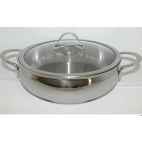 Resim Gülsan Küre Inox 24Cm Basık Tencere 