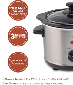 Resim KUMTEL Elektrikli Güveç 120w Hsc-01 