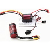 Resim Xindoker Su Spor Araçları İçin 5700kv 35a Esc Brushless Motor Seti - 1/14 1/16 Rc Araba Kamyon 