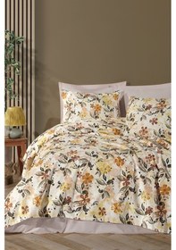 Resim Pike Seti Baskılı Tek Kişilik Luna Sarı Sarı 