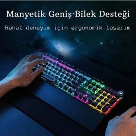 Resim Monozone Aula Mekanik F2088 Makro Tuşlu RGB Q Oyuncu Klavyesi 