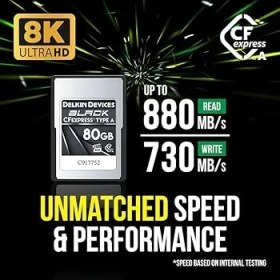 Resim Delkin Devices 80GB Black Cfexpress Type A Hafıza Kartı 