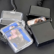 Resim Kpop Star Şekilli Fotoğraf Kimlik Tutucu Kutusu - 11.0x7.01x2.49 cm Plastik Kartlık Kutu Sevimli Albüm Tasarımı ile Kpop İdolu Hayran Malzemeleri, Toplu Depolama ve Sergileme, Hayran Malzemeleri, Toplu Kartlık Kutu, Dayanıklı Kartlık Kutu 