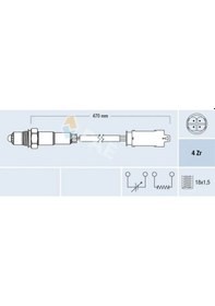 Resim Skoda Octavia 1 Oksijen Sensoru 1.6 1998-2002 Aeh Akl Fae 77326 