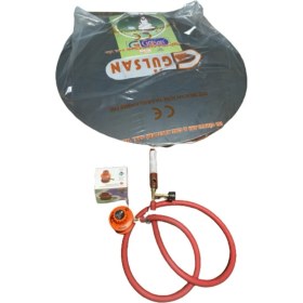Resim Gülsan Tüplü Sac Ocak 60 cm Gözleme Ekmek Yufka Sacı 