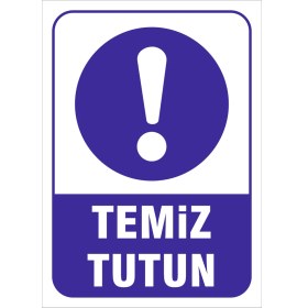 Resim Vizyon Trafik Temiz Tutun Levhası 