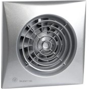 Resim Soler&Palau Soler Palau Silent 100 Crz Silver Renk Kanal 100MM M³/h 95 Db 26.5 Sessiz Tasarruflu Ortam Havalandırma Fanı Agmair Agm Sp Tasarruf 