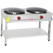 Resim Himaksan Gözleme Ocağı Ikili Taban Raflı Hmk-tgzog2-82331 