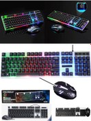 Resim Utelips Rgb Ledli Hızlı Ve Konforlu Oyuncular Için Kablolu Klavye Ve Fare Seti Gamerlar Için Tasarlandı Set 