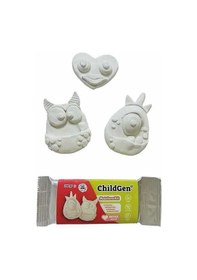 Resim Childgen Hava İle Kuruyan Beyaz Modelleme Kili 250 Gram 0.05.01.344 
