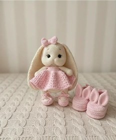 Resim Amigurumi Tavşan 2 Li Set 
