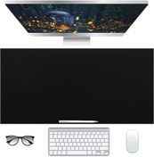 Resim 70x30 Mouse Pad Ergonomik Klavye Ve Fare Altlığı Oyuncu Kaymaz Taban Mausepad Kenarları Dikişli 