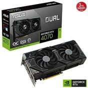 Resim Asus GeForce Dual RTX4070 O12G 12GB GDDR6X 256Bit OC Ekran Kartı 