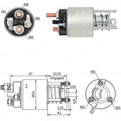 Resim ZM 12v Marş Otomatiği Marellı Tipi Çift Çıkış M5/m6 Bmw 