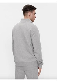 Resim Only & Sons Erkek Onsceres Half Zip Yarım Fermuar Sweatshirt-22019055 Gri 